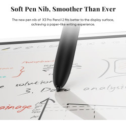 XPPen Tablette Liseuse Couleur 3 en 1, Magic Note Pad, Bloc Note Numerique 10,95 Pouces avec X3 Pro Stylet à 16k(16384) Niveaux 