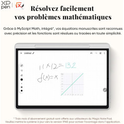 XPPen Tablette Liseuse Couleur 3 en 1, Magic Note Pad, Bloc Note Numerique 10,95 Pouces avec X3 Pro Stylet à 16k(16384) Niveaux 