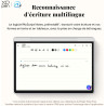 XPPen Tablette Liseuse Couleur 3 en 1, Magic Note Pad, Bloc Note Numerique 10,95 Pouces avec X3 Pro Stylet à 16k(16384) Niveaux 