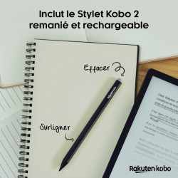 Kobo Elipsa 2E | Liseuse | 10.3” Écran Tactile antireflet avec ComfortLight Pro | Inclus Kobo Stylus 2 | Luminosité Ajustable | 