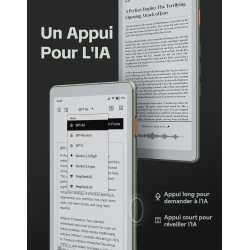 VIWOODS 6,13’’ Carta 1300 AiPaper Reader avec connectivité 4G, liseuse E Ink Ultra-Fine et légère, intégration IA, 300 PPI, lumi