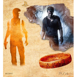 Skin compatible pour PS4 OLD HD - Uncharted - édition limitée (Uncharted Story)