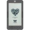 Woxter E-Book Scriba 195 S - Lecteur-Compact Noir de Livres électroniques de 4.7 Pouces (960x540, écran Blanc perlé e-LIK, epub,