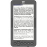 Woxter E-Book Scriba 195 S - Lecteur-Compact Noir de Livres électroniques de 4.7 Pouces (960x540, écran Blanc perlé e-LIK, epub,