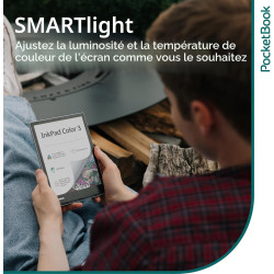 PocketBook InkPad Color 3 Libro Electrónico 7.8" 32GB Azul Tormenta