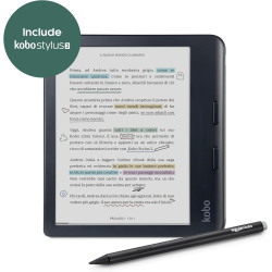Kobo Libra Colour avec Kobo Stylus 2 | liseuse | écran couleur antireflet et encre Kaleido™ 3.7 | mode sombre | livres audio | é