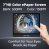 Bigme Eink B751C-S Lecteur d'ebook coloré pour tablette 7", 4 + 64 Go, stylet rechargeable, Android 14, idéal pour la lecture, l