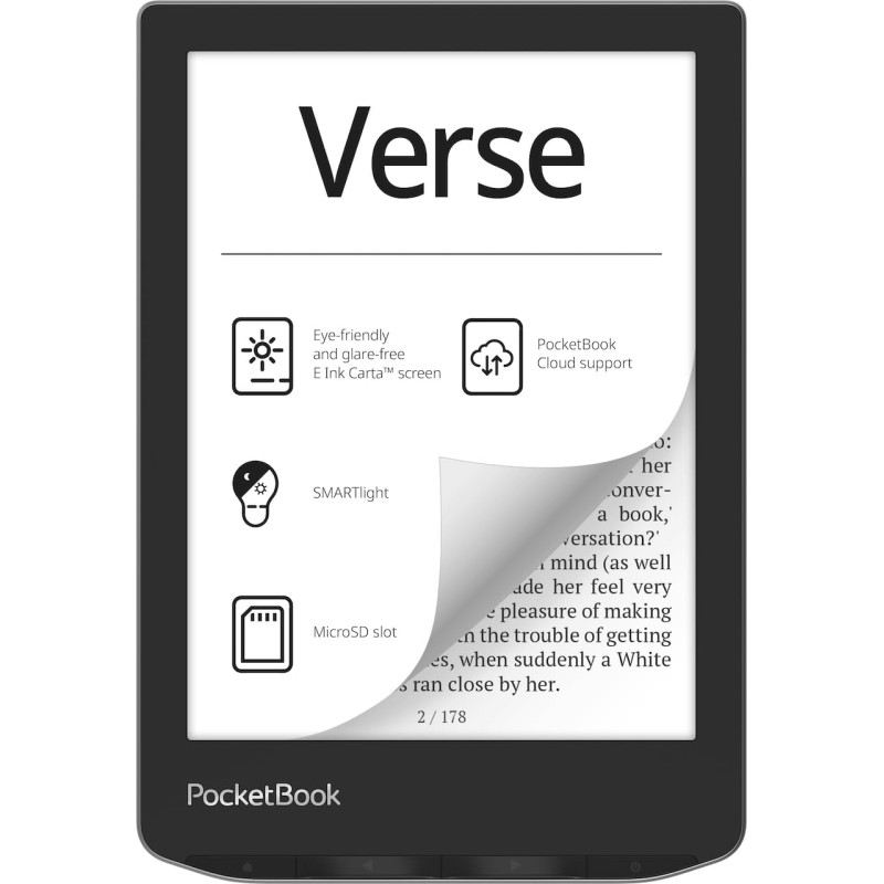 PocketBook Verse Livre électronique 6" 8 Go Gris Brouillard
