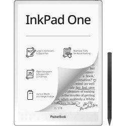 Pocketbook inkpad one liseuse, avec écran e‑ink mobius 10,3", 32 go, prise en charge du stylet, bleutooth, smartlight, noir mat,