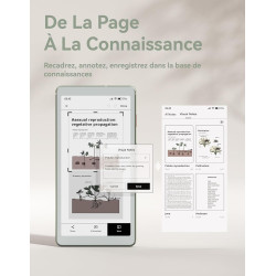 VIWOODS 6,13’’ AiPaper Reader C avec écran Couleur, liseuse E Ink avec lumière Chaude et Froide réglable, Ultra-Fin et léger, in