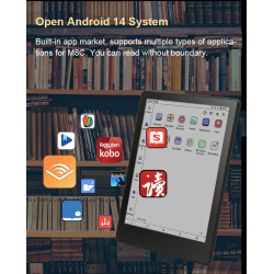 Meebook M8C | Lecteur E-Ink 7,8" avec |Android 14 | Écran Kaleido 3 300 PPI | Processeur Octo-cœur |4Go+64Go |Double Micro/Haut-