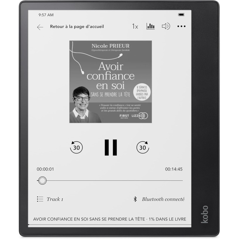 Kobo Elipsa 2E | liseuse | Écran Tactile 10,3” antireflet | Annotation d'eBooks | Luminosité réglable | Technologie E Ink Carta 