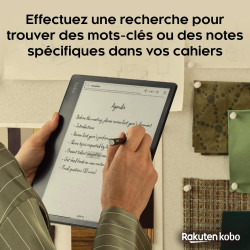 Kobo Elipsa 2E | liseuse | Écran Tactile 10,3” antireflet | Annotation d'eBooks | Luminosité réglable | Technologie E Ink Carta 