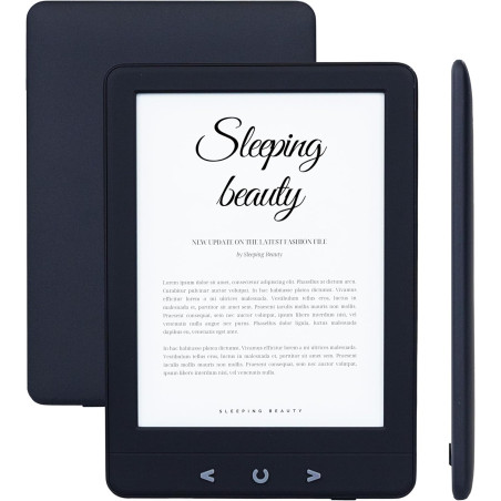 Argentgear® ebook reader avec rétroéclairage | écran tactile e-ink de 6 pouces | mémoire de 4 go pour 3000+ e-books | pocketbook