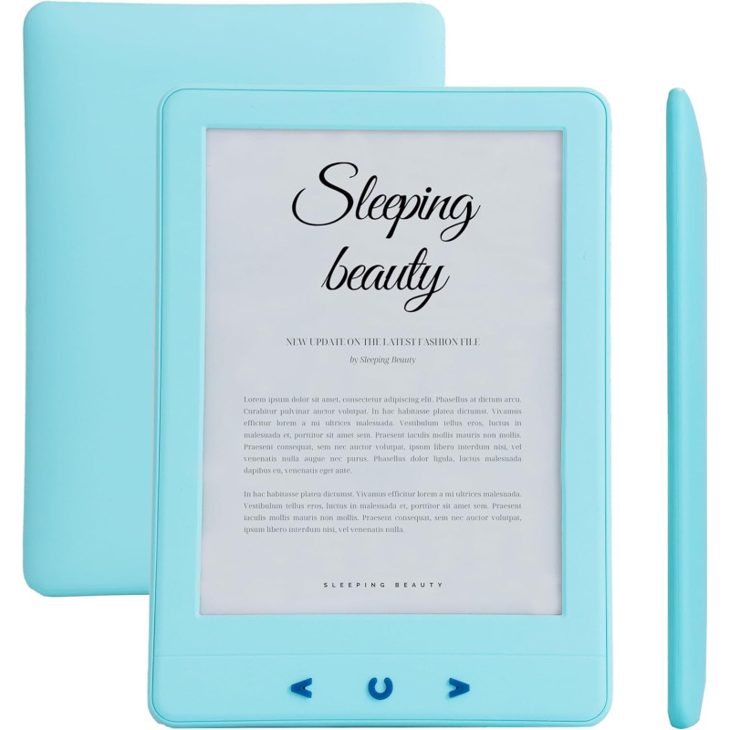Argentgear® ebook reader avec rétroéclairage | écran tactile e-ink de 6 pouces | mémoire de 4 go pour 3000+ e-books | e-reader |