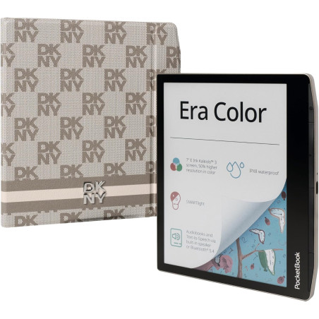 Pocketbook era color e-reader dkny e-reader 7" 32 go bleutooth beige toit bundle