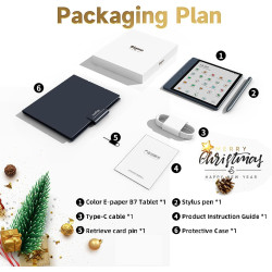 Bigme B7 Tablette ePaper couleur 7" avec mémoire de 8 + 128 Go et fonction téléphonie 4G | Android 14 OS | 300 PPI | 3000 mAh