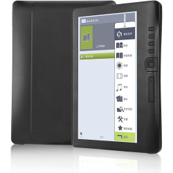 Lecteur de Livres électroniques Portable de 7 Pouces, écran coloré Résistant à l'eau, Prend en Charge la Carte Mémoire pour Lire