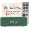 Prose Coffret Premium - Lecteur de Livres Audio + 12 Livres au Choix - sans Écran, Interface Intuitive - Idéal Cadeau Parents et