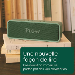 Prose Coffret Premium - Lecteur de Livres Audio + 24 Livres au Choix - sans Écran, Interface Intuitive - Idéal Cadeau Parents et