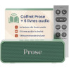 Prose Coffret Premium - Lecteur de Livres Audio + 6 Livres au Choix - sans Écran, Interface Intuitive - Idéal Cadeau Parents et 