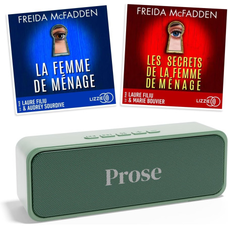 Prose Coffret Livre Audio La Femme De Ménage - Freida McFadden + Lecteur Livres Audio, Large Catalogue de Livres à Écouter - Int