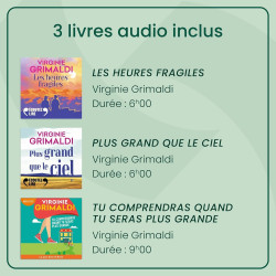 Prose Coffret Livre Audio Virginie Grimaldi - 3 Inclus + Lecteur Livres Audio Large Catalogue de Livres à Écouter - Interface In