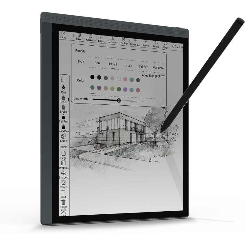 Bigme B1051C Tablette de Prise de Notes ePaper à 5,5 mm d'épaisseur, 6G RAM + 128G ROM, écran Tactile avec Appareil Photo 5 MP e
