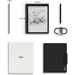 Bigme B1051C Tablette de Prise de Notes ePaper à 5,5 mm d'épaisseur, 6G RAM + 128G ROM, écran Tactile avec Appareil Photo 5 MP e