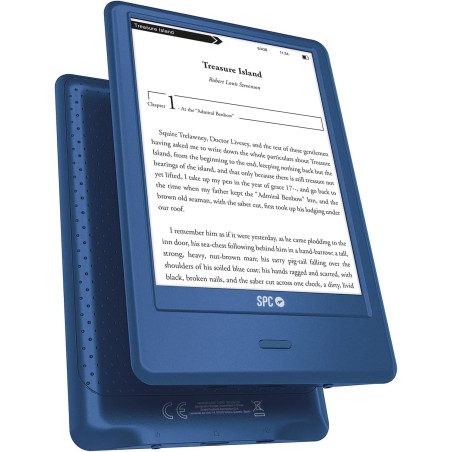 SPC Dickens Light 2 Pro – Liseuse Livre électronique écran Tactile 6 Pouces | Luminosité et température de Couleur réglables | 8