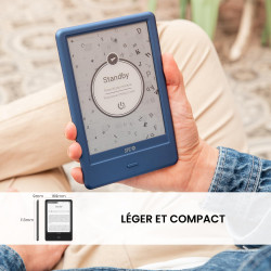 SPC Dickens Light 2 Pro – Liseuse Livre électronique écran Tactile 6 Pouces | Luminosité et température de Couleur réglables | 8