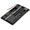 CS-BNR510SL Batterie 1500mAh Compatible avec [Pocketbook] 631 Touch HD, pour [Kobo] Aura, Glo HD, H2O, pour [Barnes & Noble] BNR