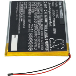 vhbw Batterie Remplacement pour Kobo SP305590 pour liseuse e-Book Reader (1500mAh, 3,7V, Li-polymère)