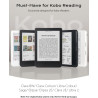 Télécommande Stouchi pour Kobo, Tourne-Page sans Pince avec Boîtier de Charge, Mains Libres Compatible Clara BW/Libra Colour/Cla