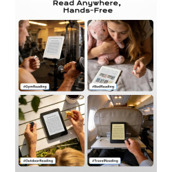 Télécommande Stouchi pour Kobo, Tourne-Page sans Pince avec Boîtier de Charge, Mains Libres Compatible Clara BW/Libra Colour/Cla
