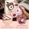 8 cartes décoratives y2k pour kindle paperblanc – inserts papier esthétiques léopard & rétro, compatibles liseuse kindle paperbl