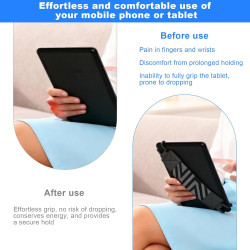 2 PCS Dragonne Kindle Élastiques pour Liseuse et Tablette 6–8 Pouces Bracelet de Maintien Ergonomique Sangle Main Souple pour po
