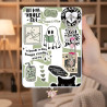 Set d’accessoires décoratifs pour kindle paperblanc 11e/12e génération, 6 pcs inserts pour étui clair pour liseuse et 2 pièces d