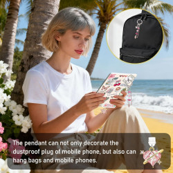Set d’accessoires décoratifs pour kindle paperblanc 11e/12e génération, 6 pcs inserts pour étui clair pour liseuse et 2 pièces d