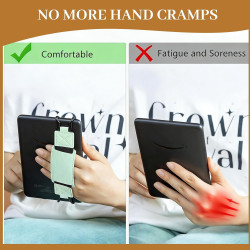 Dragonne de Sécurité compatible avec 6-8" Kindle eReaders Fire Tablet, 2pcs Sangle de Sécurité Tablette Polyvalente à Haute Élas