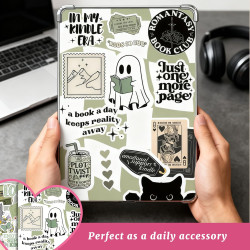 Velvetglow de 6 inserts pour étuis de protection de liseuses et ensemble de 2 étiquettes pour téléphones portables type-c, inser