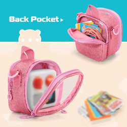 LoDrid Étui de Voyage Compatible avec Yoto Mini (édition 2024), Support de Lecteur Audio avec bandoulière réglable, Poche zippée