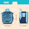 LoDrid Étui de voyage compatible avec Yoto Mini (édition 2024), support de lecteur audio avec bandoulière réglable, poche zippée