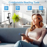 Timovo télécommande tourne-pages pour kindle paperblanc oasis kobo ereaders,clicker tourne-pages avec dragonne et écran d'alimen