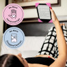 Strapsicle sangle main pour kindles & kobos – convient kindle/paperblanc (6”) gen 7–10, 6” kobo – lot de 2 prise légère – moyen 