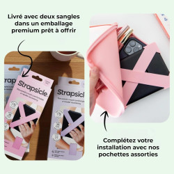 Strapsicle sangle main pour kindles & kobos – convient kindle/paperblanc (6”) gen 7–10, 6” kobo – lot de 2 prise légère – moyen 