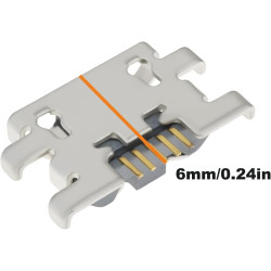 5 pièces connecteurs de charge micro usb 5 broches de remplacement compatibles avec kindle paperblanc dp75sd