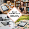 Set de 9 Bouchons Anti-Poussière pour kindle & E-Reader, Protège-Bornes USB-C & Pendentifs de Lecture, Cadeau de Fête | Accessoi