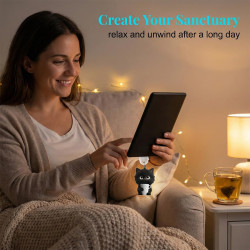 Set de 5 Bouchons Anti-Poussière pour Kindle, Protège-Ports Typ C/USB-C & Breloques Liseuse Chat Mignon, Cadeau de Fête | Access