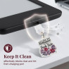 9pcs Bouchons Anti-Poussière pour Kindle, Typ C/USB-C Accessoire Liseuse avec Breloques Romanesques | Accessoires Kindle, Cadeau